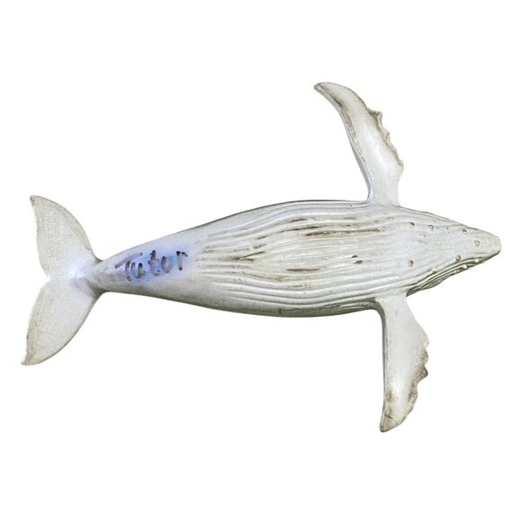 Vintage Whale Lot of 3 Figures Marine Animal Homeschool Science Display PVC - Picture 3 of 8